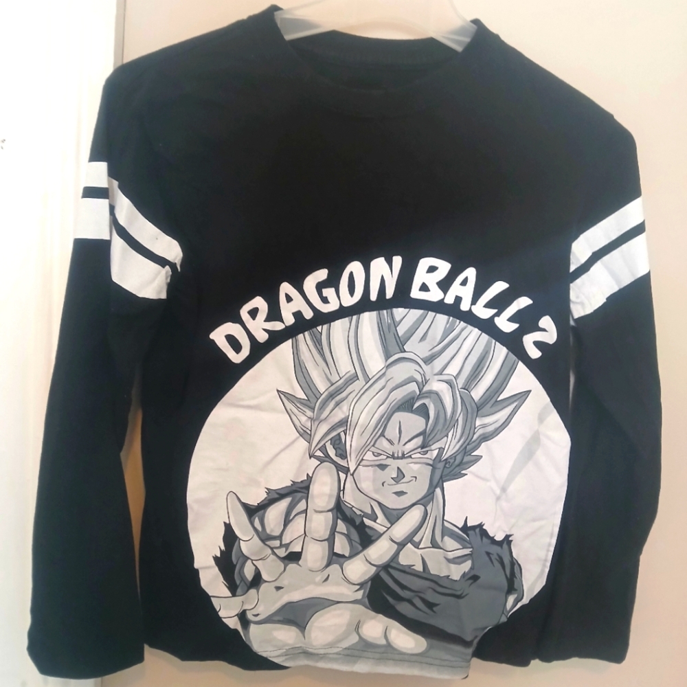 Dragon Ball Z Kids Black Long Sleeve Shirt